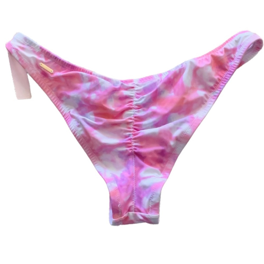 Tie-Dye High Cut Bikini Bottoms Sz L - Picture 2 of 4